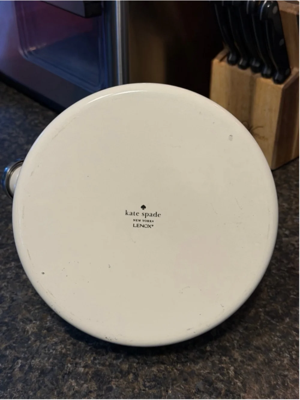 Kate Spade New York Deco Dot Whistling Tea Kettle